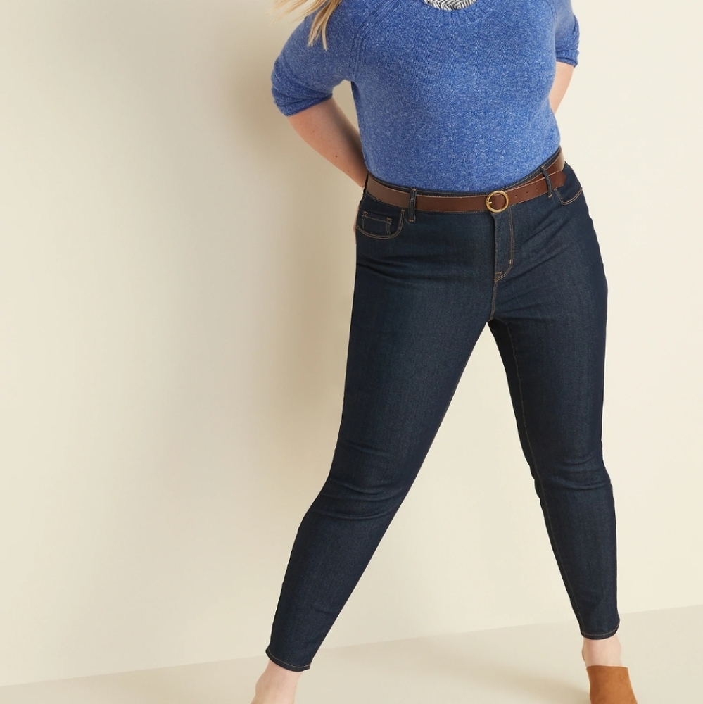 [Old Navy] Plus Dark Skinny Jeans